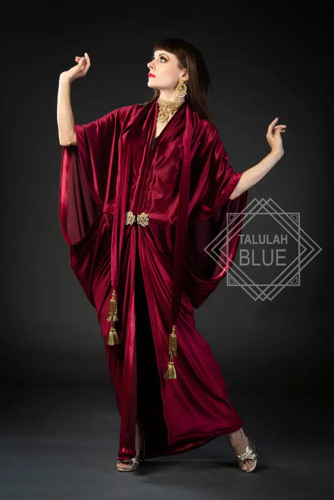 red_wine_burgundy_maroon_velvet_1920s_flapper_gatsby_dress_Talulah_Blue_Creations