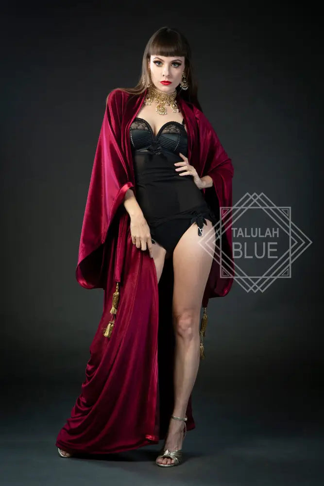 red_wine_burgundy_maroon_velvet_1920s_flapper_gatsby_dress_Talulah_Blue_Creations
