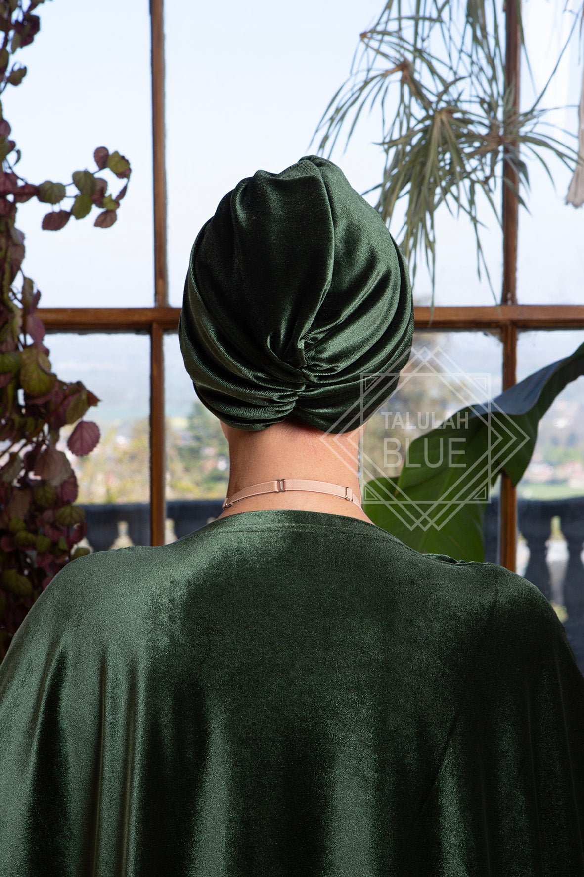 Green velvet turban great gatsby costume 1920's vintage style, burlesque costume, fashion turbans for ladies