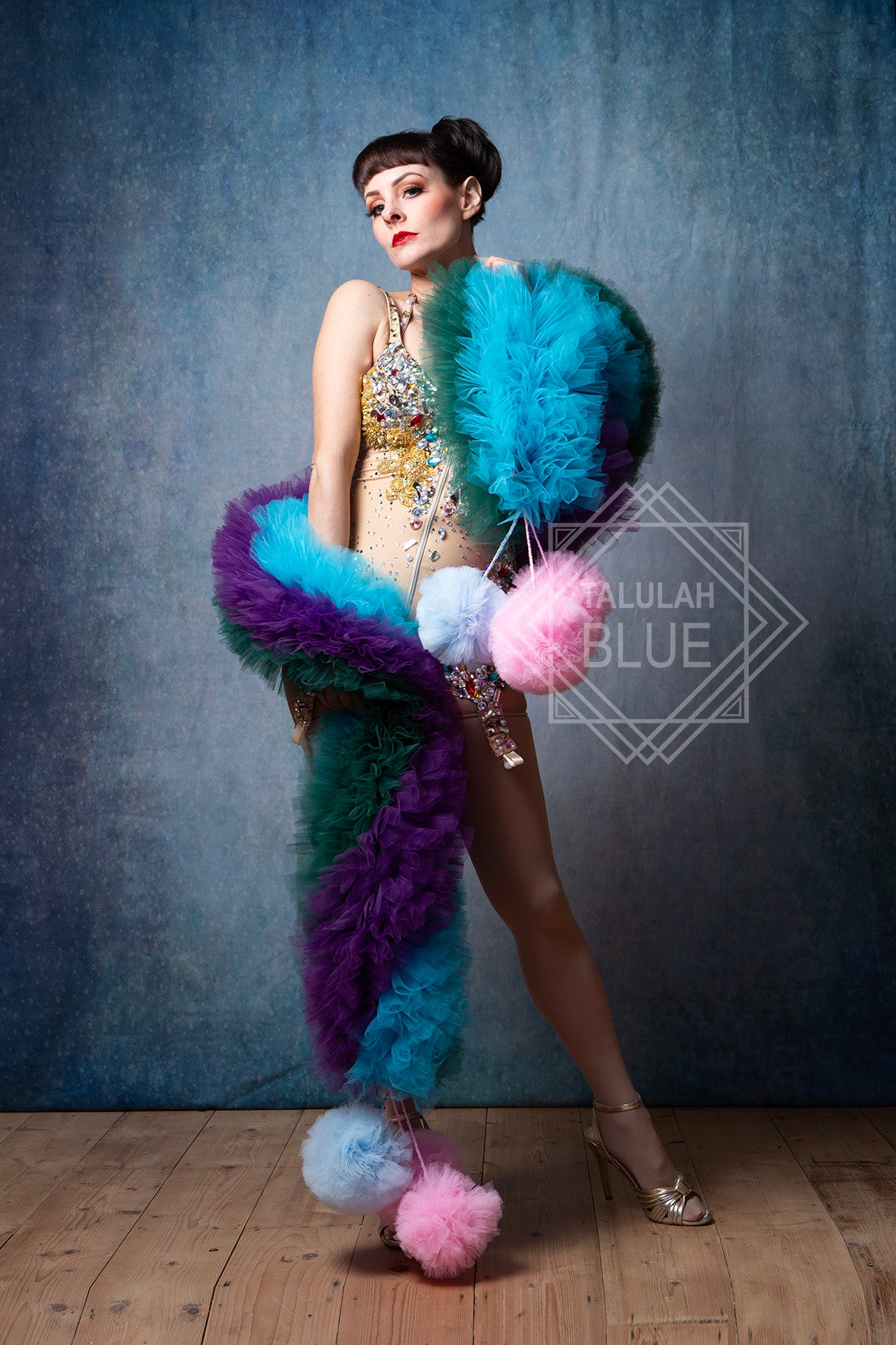 burlesque boa drag queen costume tulle boa costume shop ombre pink