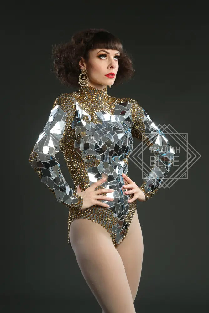 mirror leotard festival costume outfit