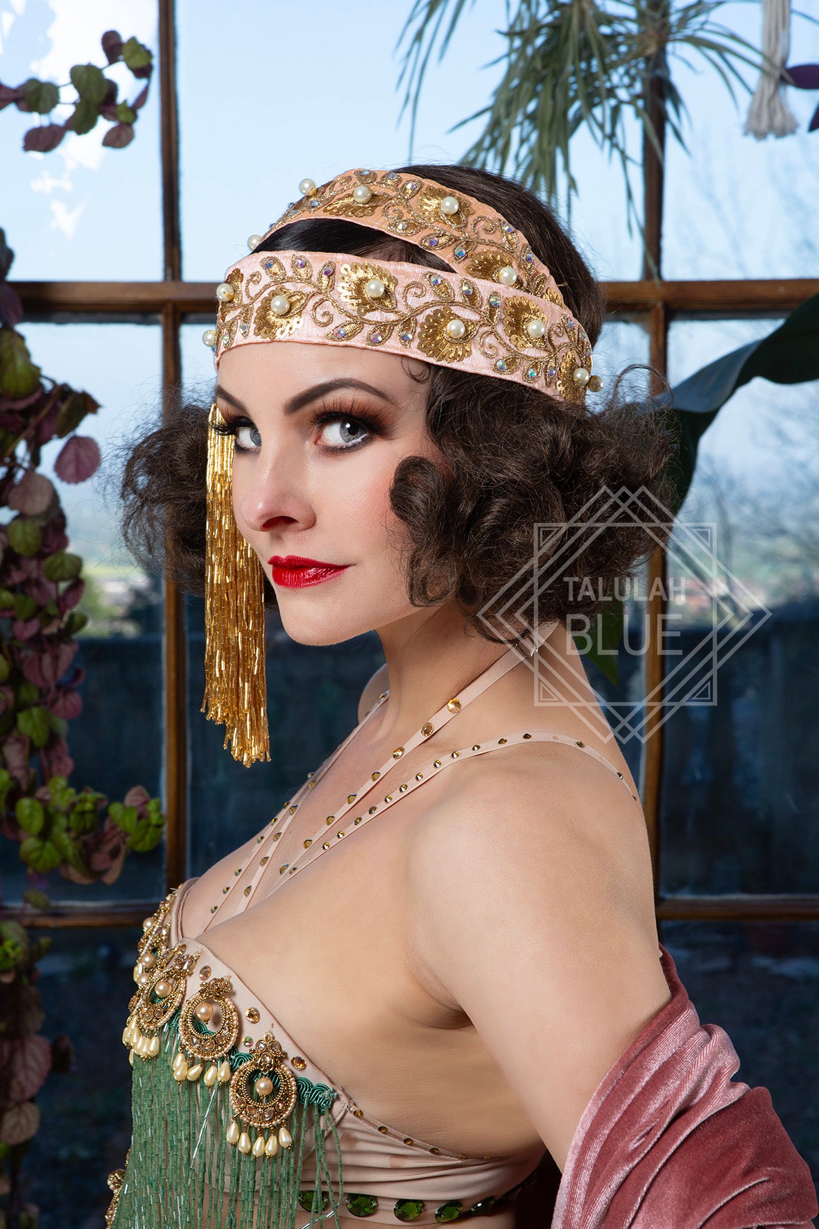 Gatsby Outfit Headband Gatsby Style Gatsby Headband Long Hair