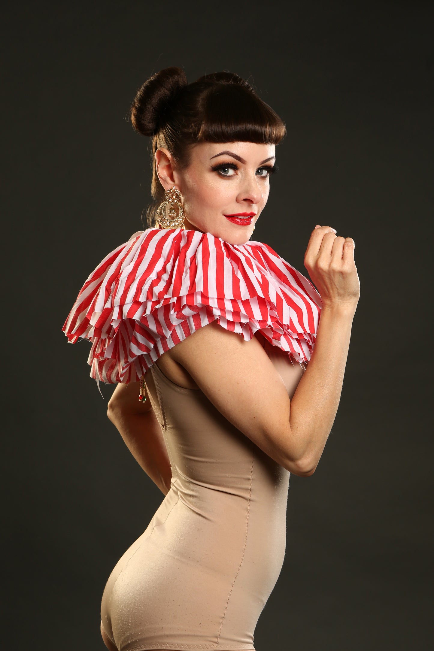 Striped Cotton Circus Ruffs