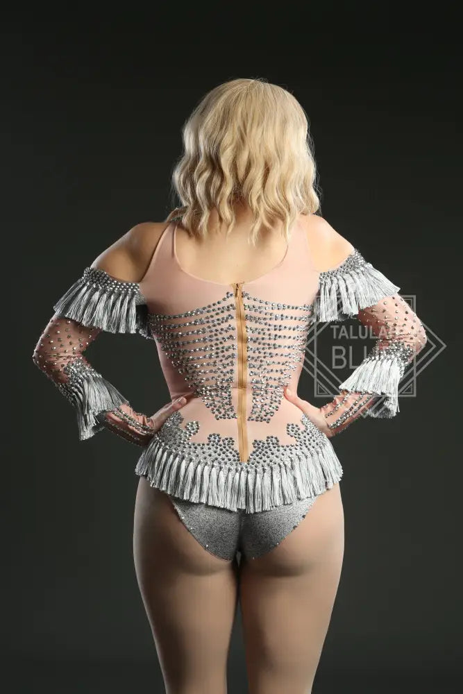 Art Deco 1920s Tassel Dance Leotard