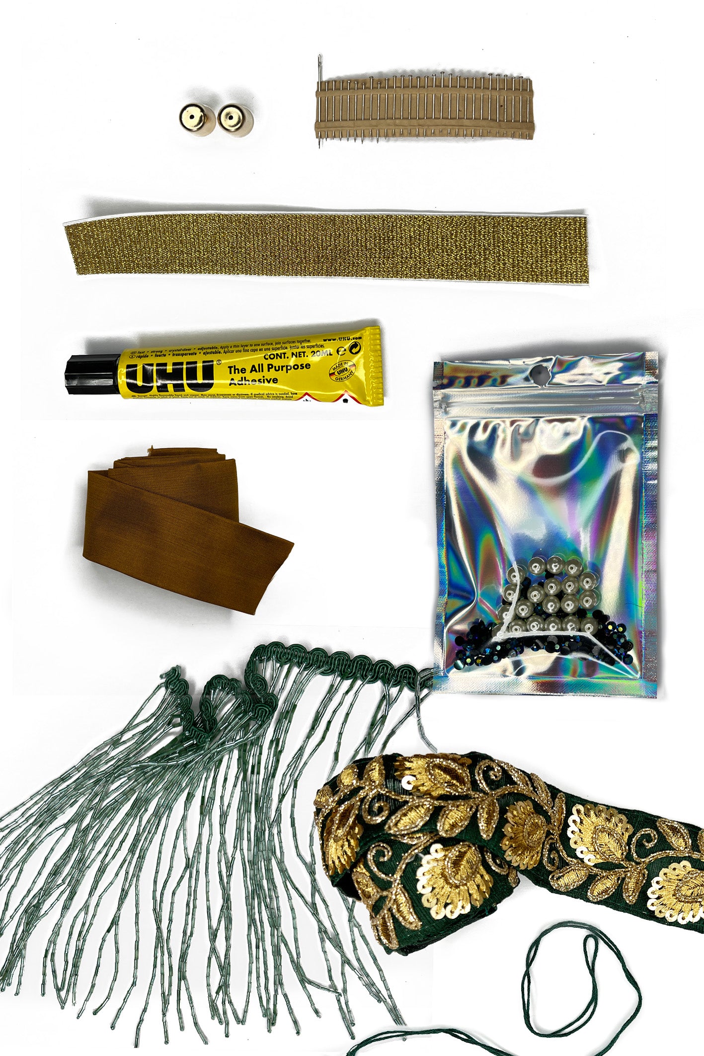 Craft your own ~ Green Art Deco Headband