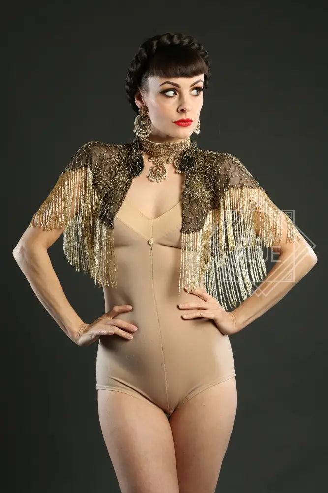 1920 style beaded flapper cape great Gatsby outfit