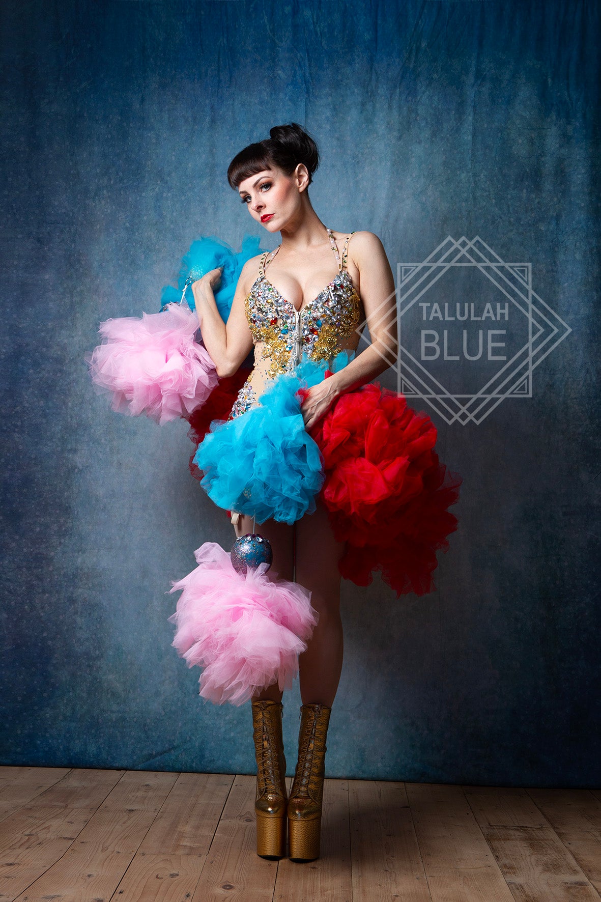 burlesque boa drag queen costume tulle boa