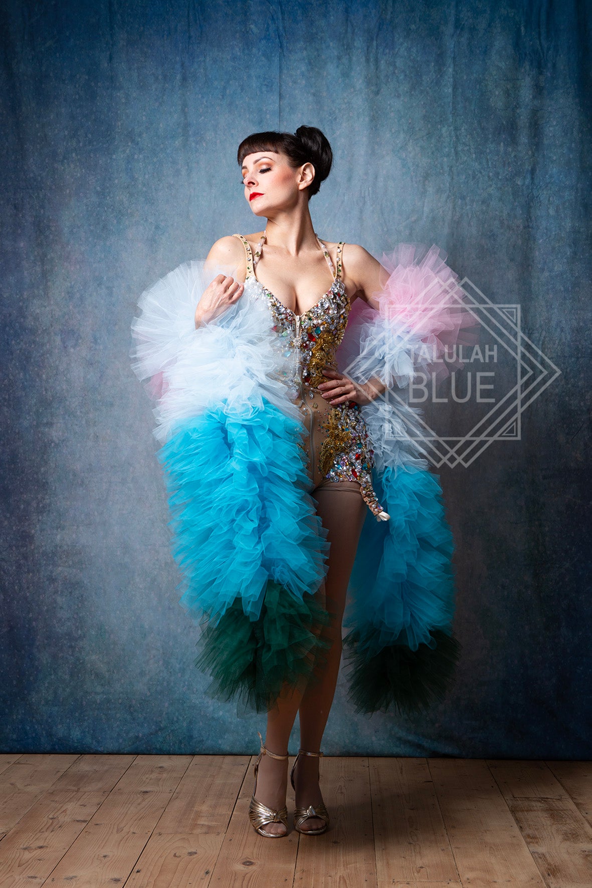 burlesque boa drag queen costume tulle boa costume shop ombre pink