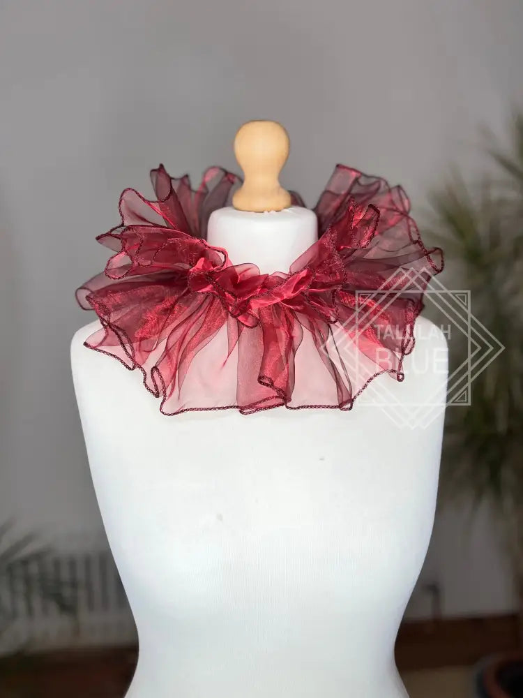 Multi-Coloured Neck ruffle costume ruff