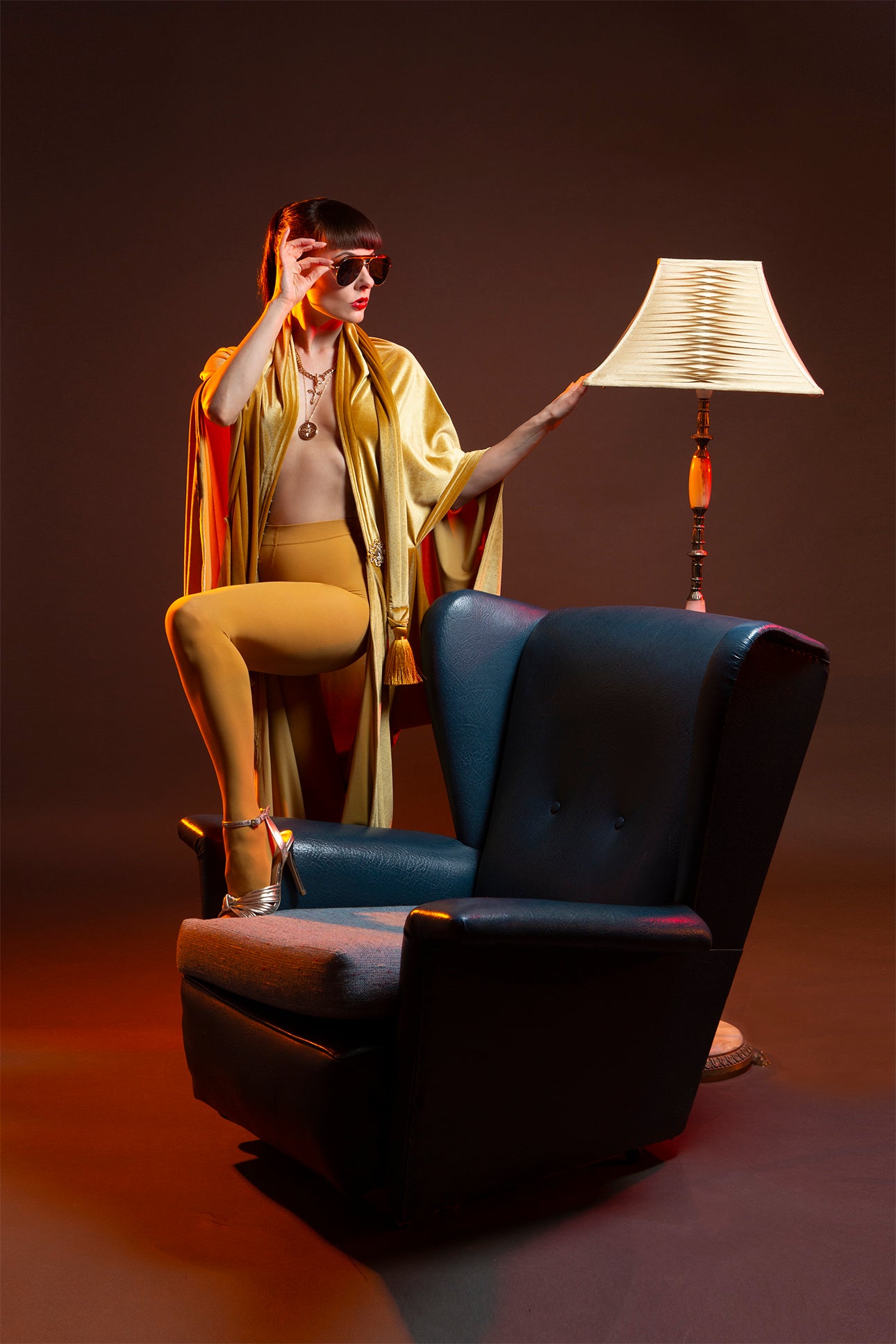 mustard opaque 50 denier yellow tights pantyhose