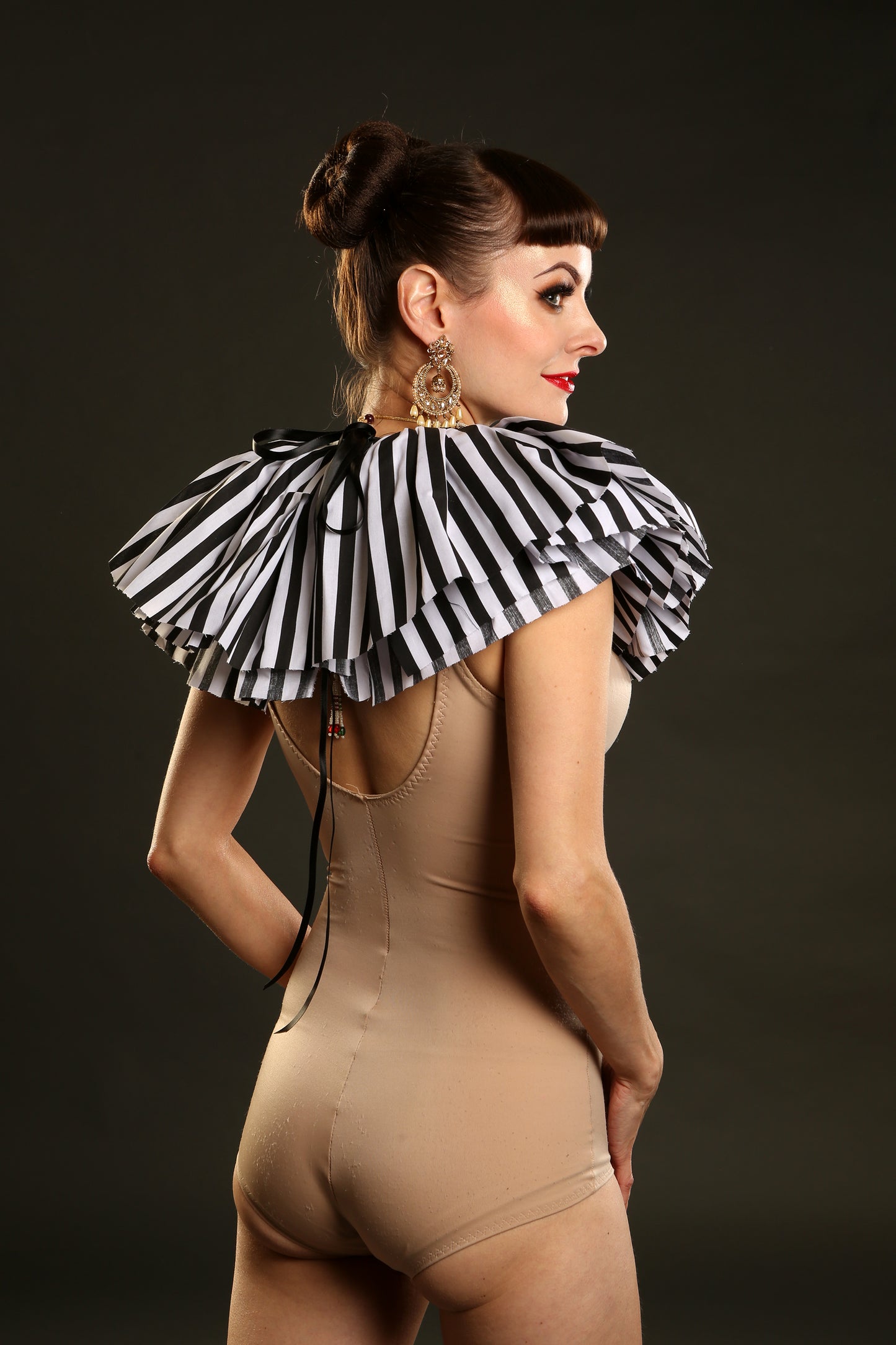 Striped Cotton Circus Ruffs