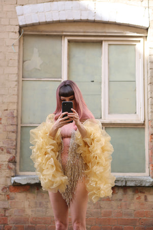 Gold Fringe Dance Leotard