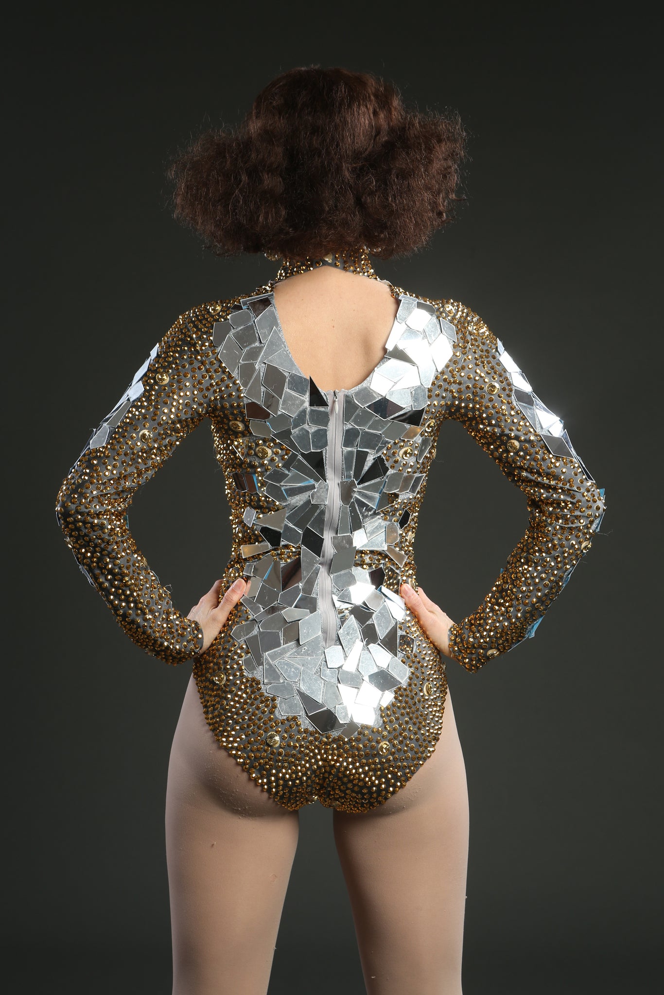 mirror leotard festival costume outfit